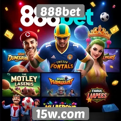 Diversidade de jogos disponíveis no 888bet